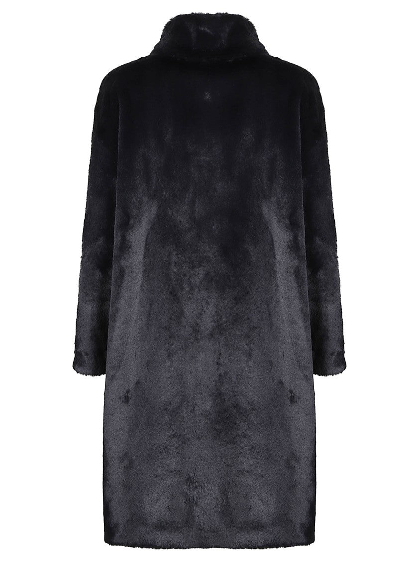 Herno Soft Alternative Fur Polyester Long Coat