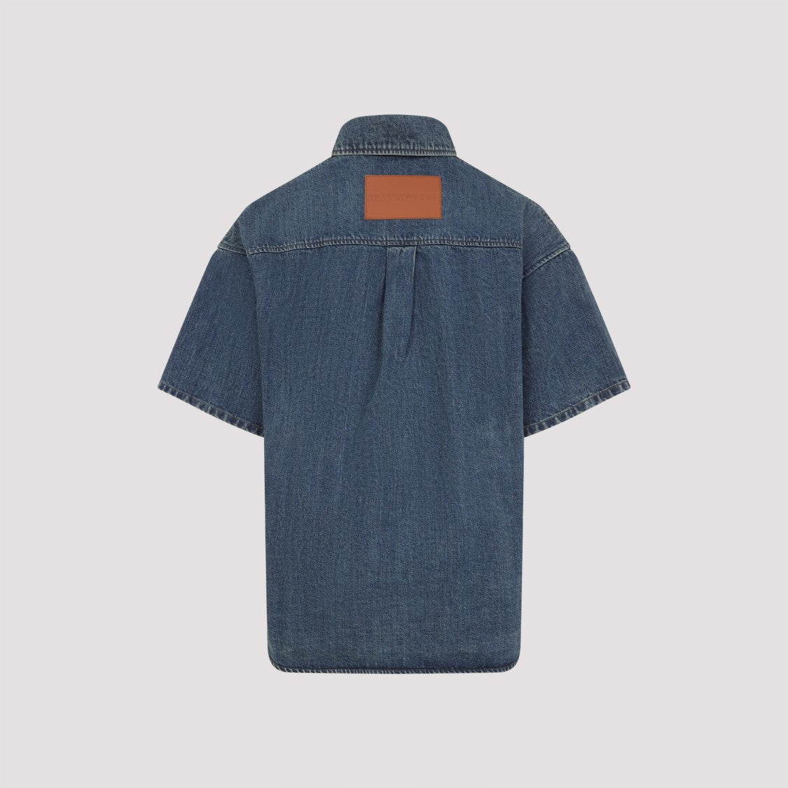 Jil Sander Bleached Blue Denim Shirt