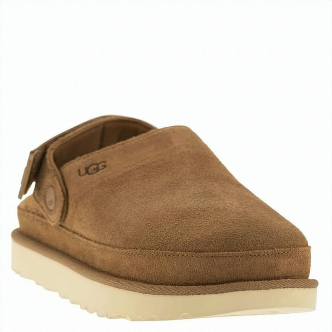 Ugg Closed-Toe Suede Sandals With Slingback Strap