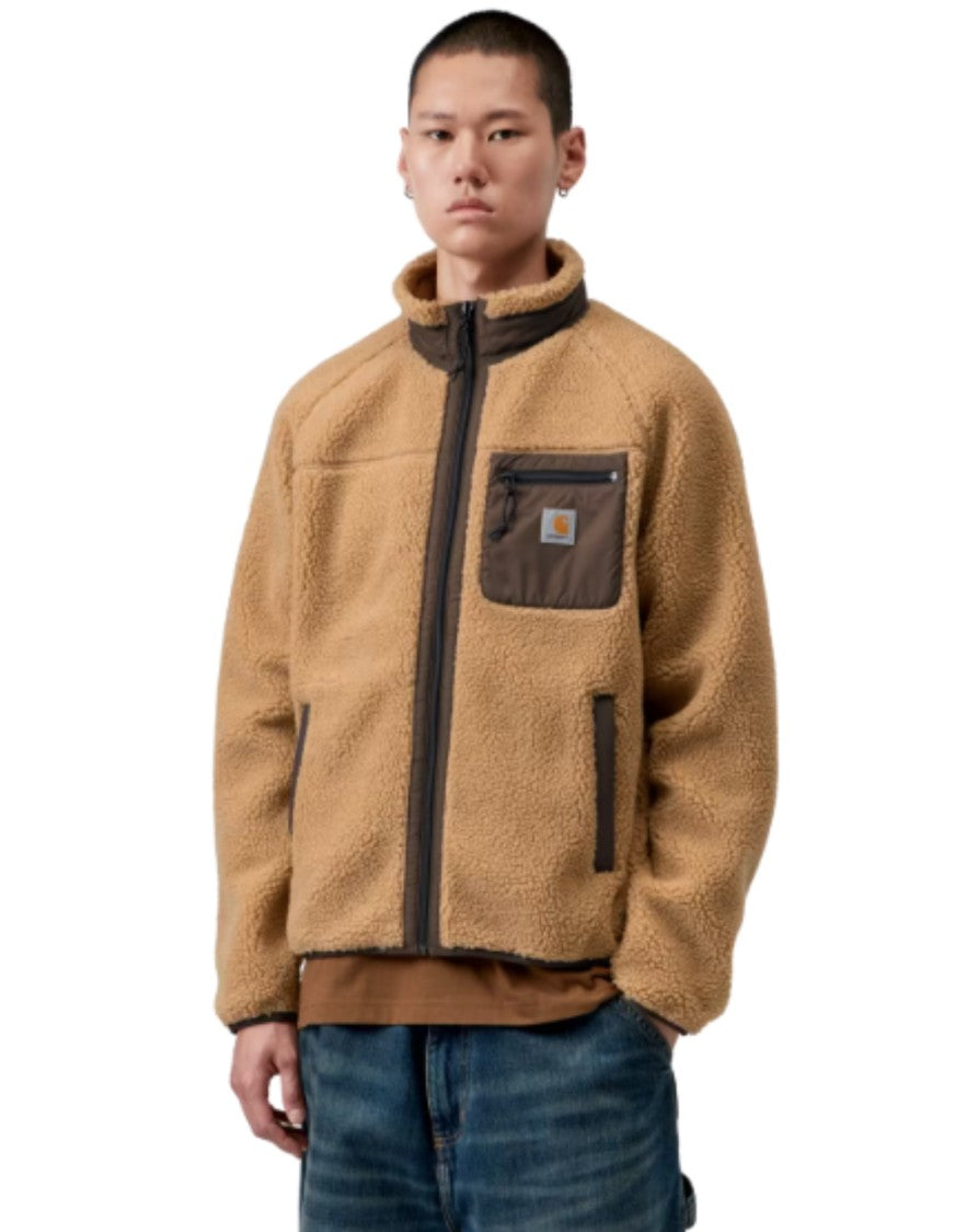 Carhartt Wip Dusty H Tobacco Prentis Polyester Fleece Jacket
