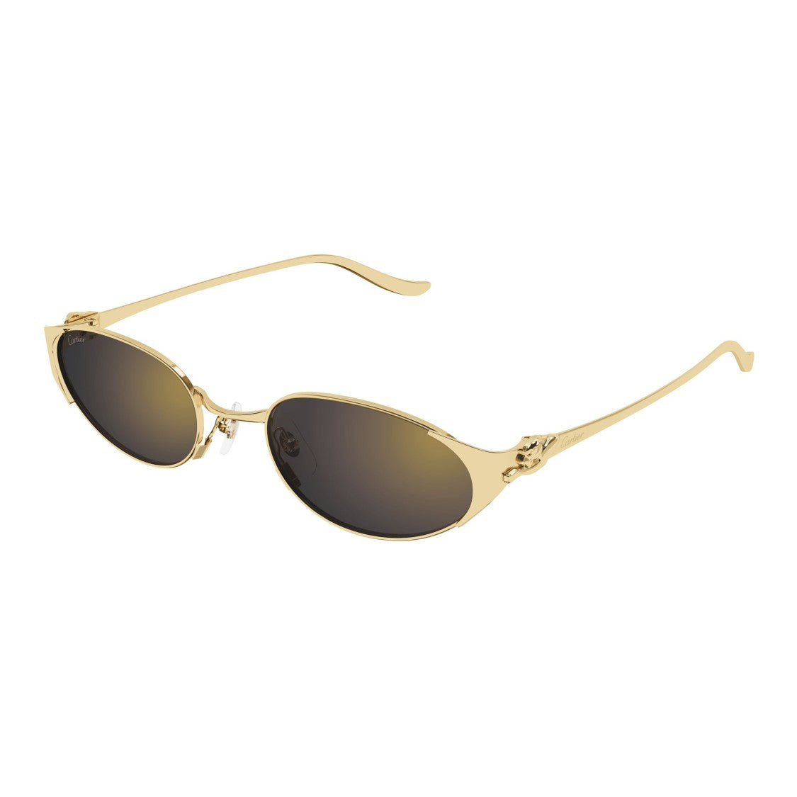Cartier Ct0630s Oval Metal Frame Sunglasses