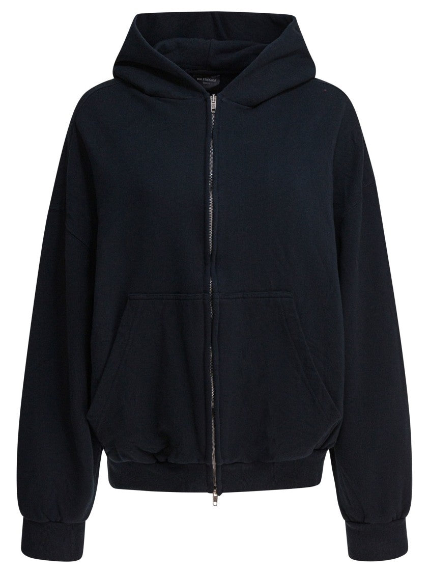 Balenciaga "Flipped" Zippered Sweatshirt