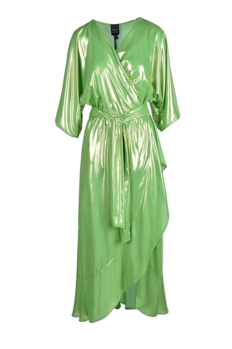Access Fashion Long Dress Apple Green