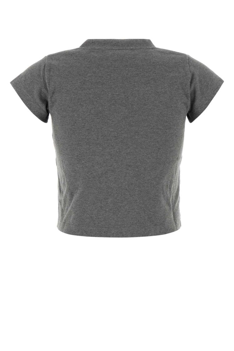 Balenciaga Grey Cotton T-Shirt