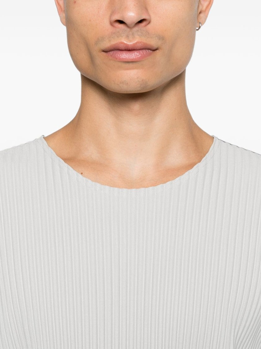 Homme Plissé Issey Miyake Boxy Pleated Short-Sleeve T-Shirt