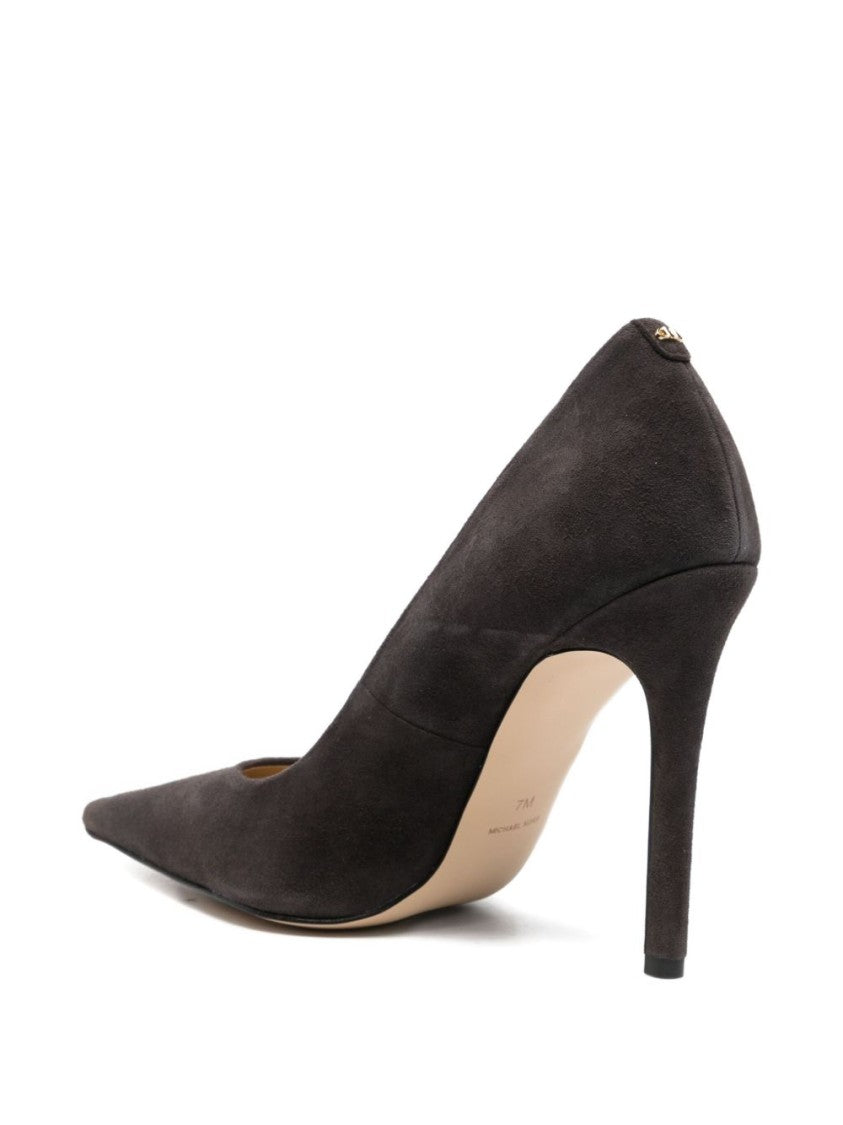 Michael Kors Mid-Heel Pumps In Goat Leather