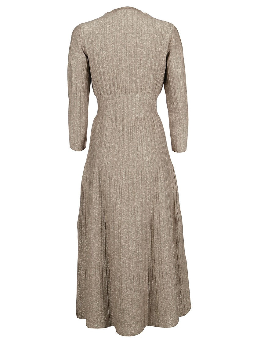 Casasola Ribbed Knit Viscose Midi Dress