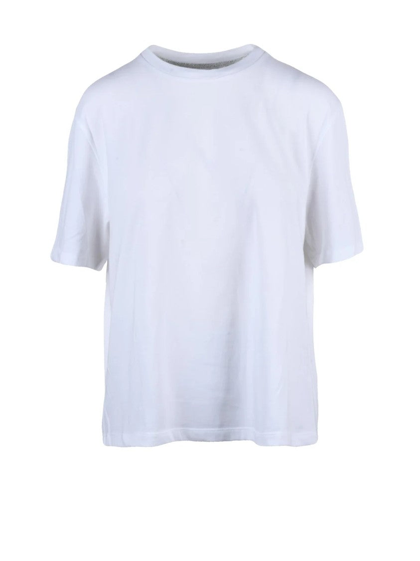 Le Tricot Perugia Perugia Stretch Cotton Round Neck T-Shirt