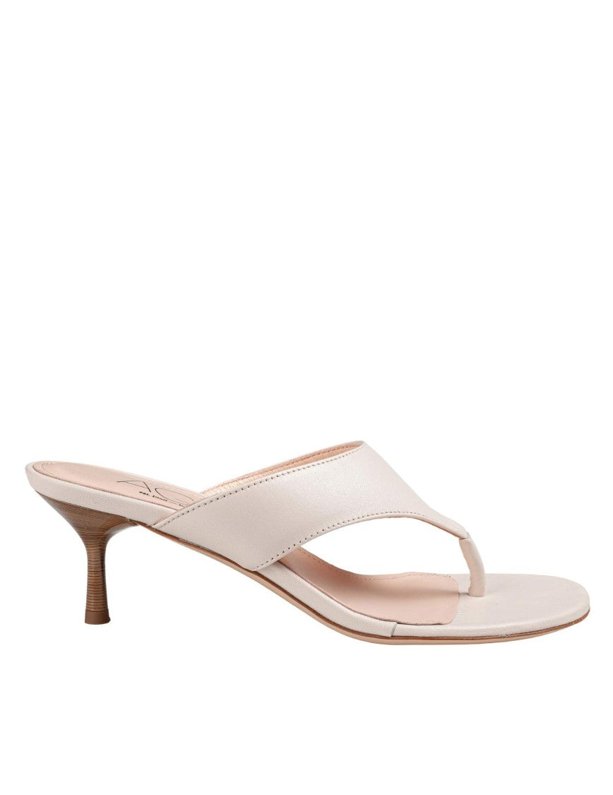 Agl Chalk Astrid Leather Sandal
