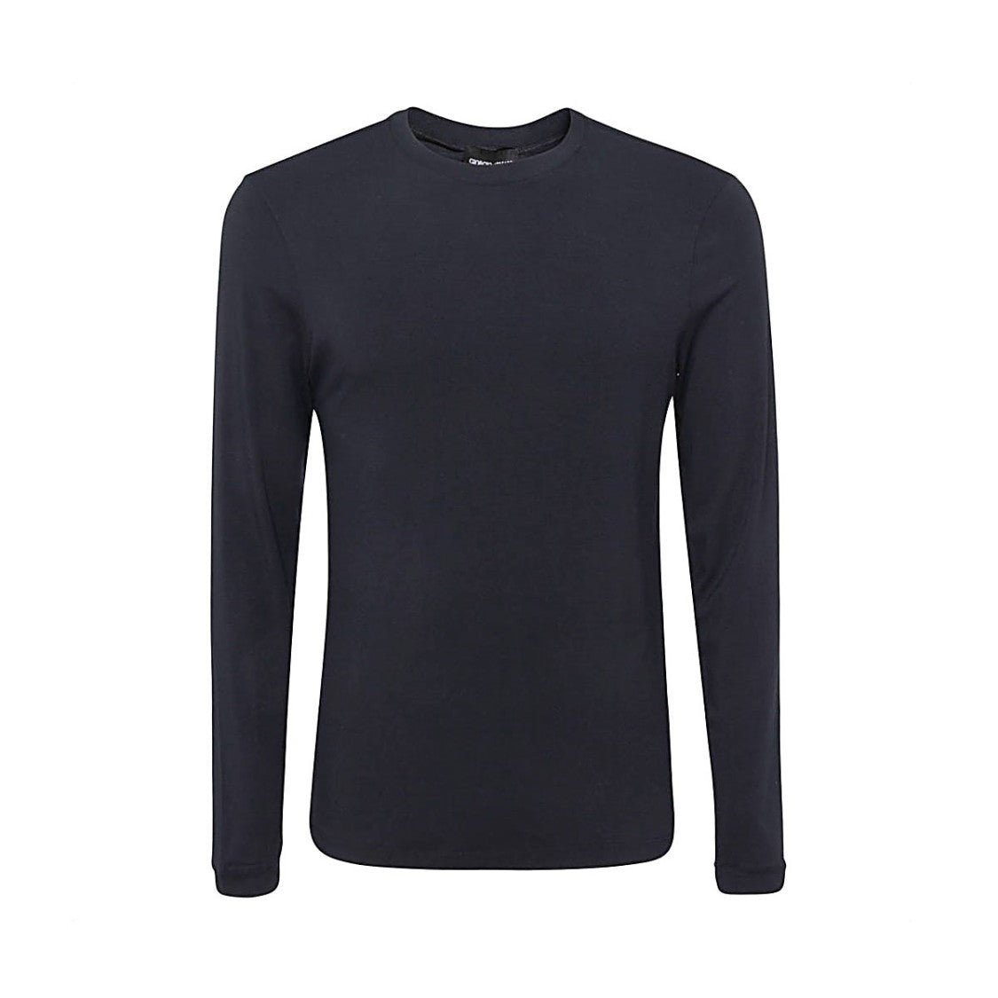 Giorgio Armani Long-Sleeve Crew Neck Viscose T-Shirt