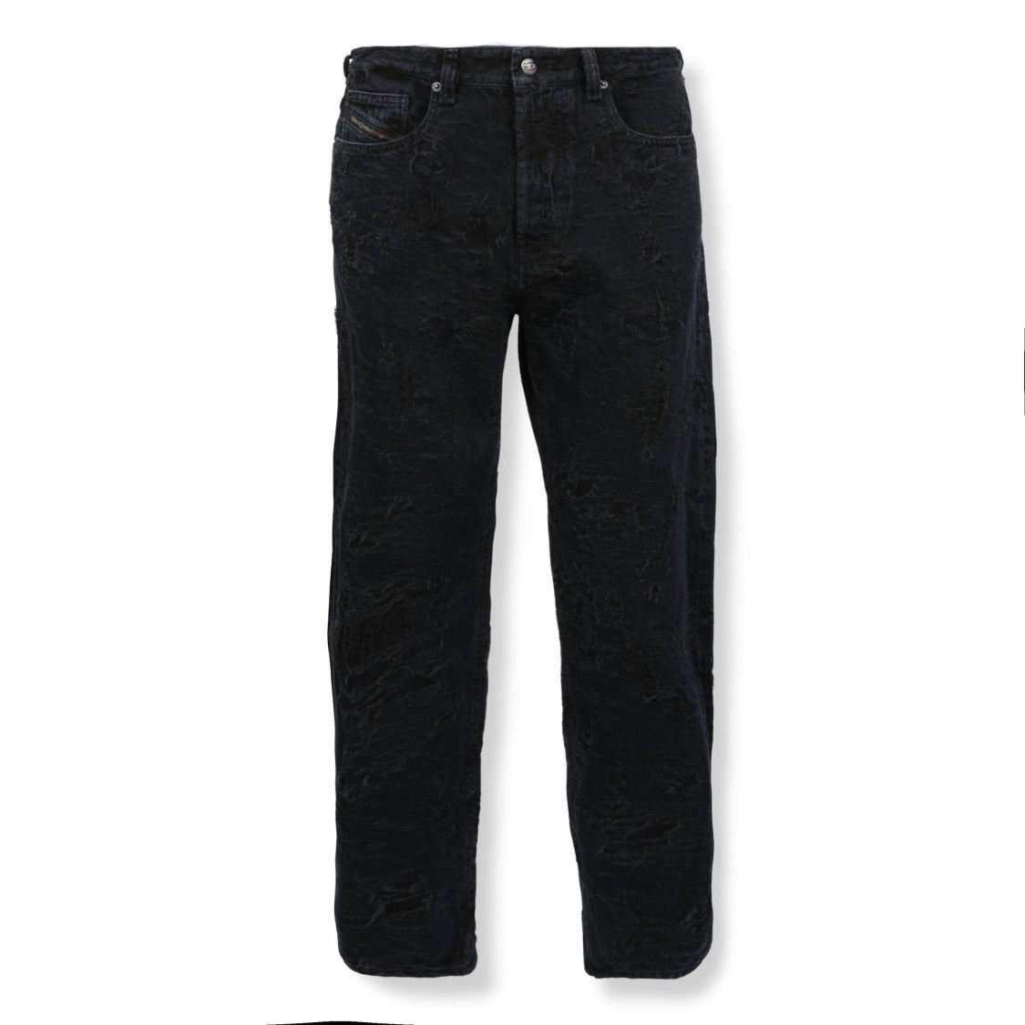 Diesel Straight-Leg Denim Pants With Minimalist Design