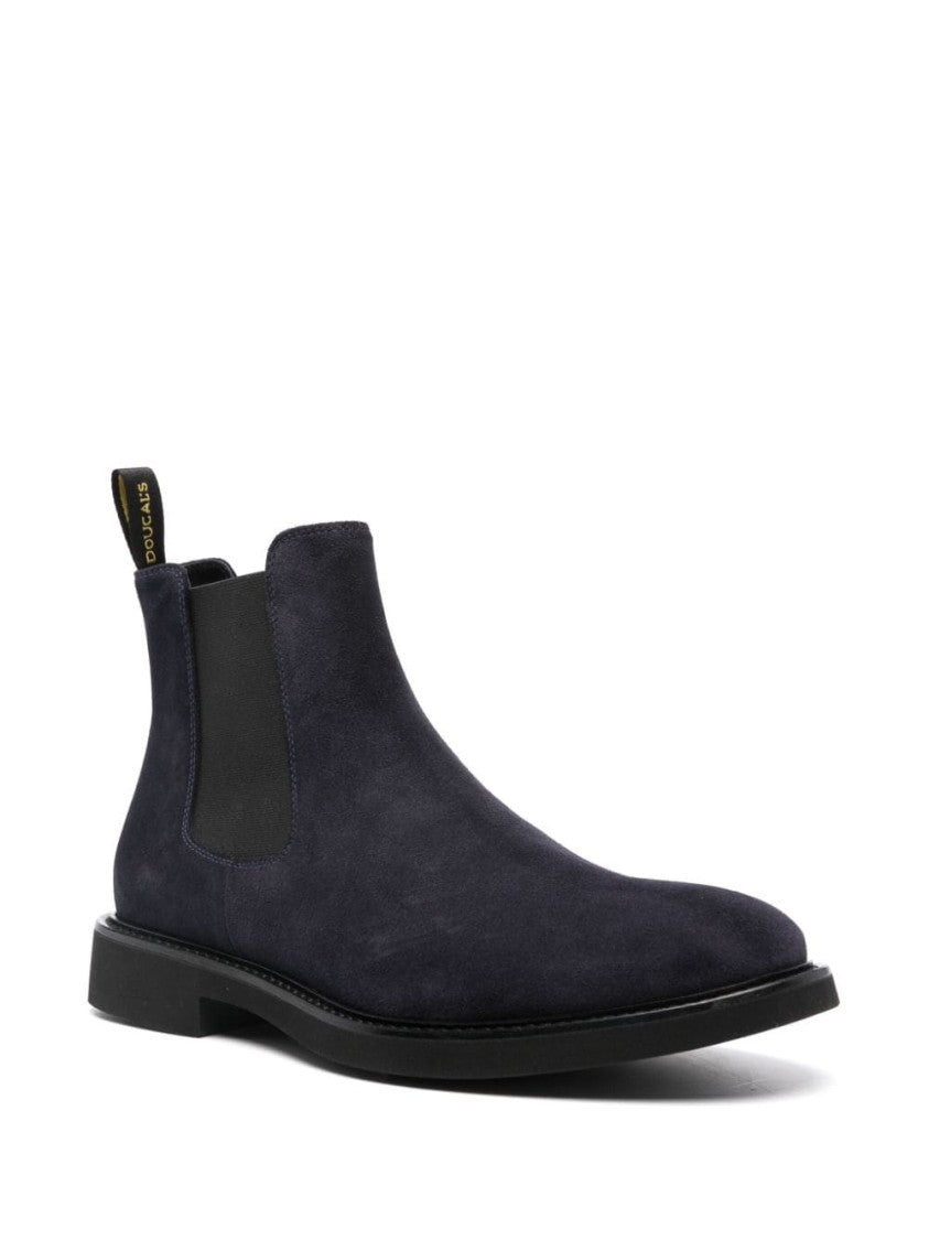 Doucal's Blue Beatles Suede Boots