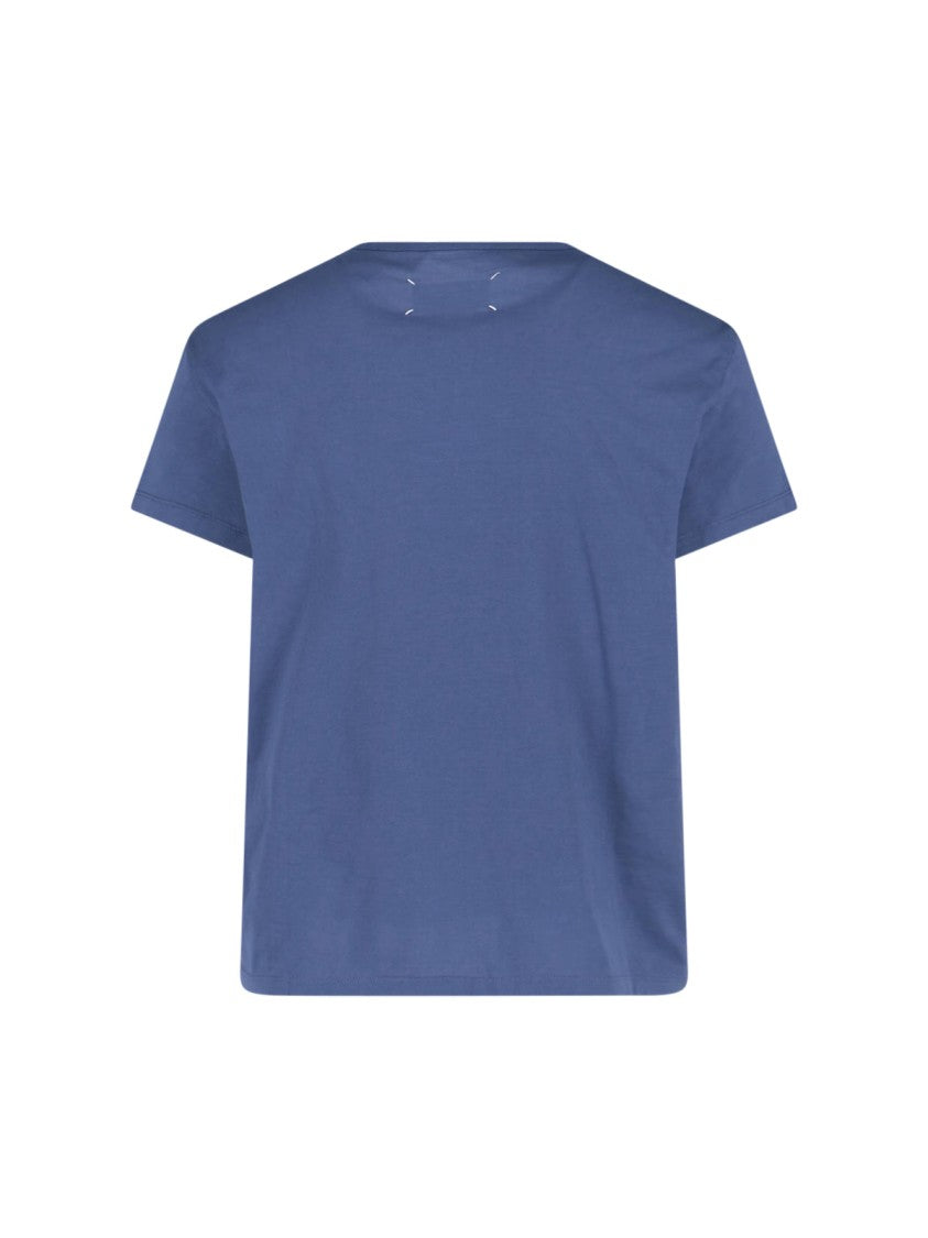 Maison Margiela Minimalist T-Shirt With Subtle Detailing – White