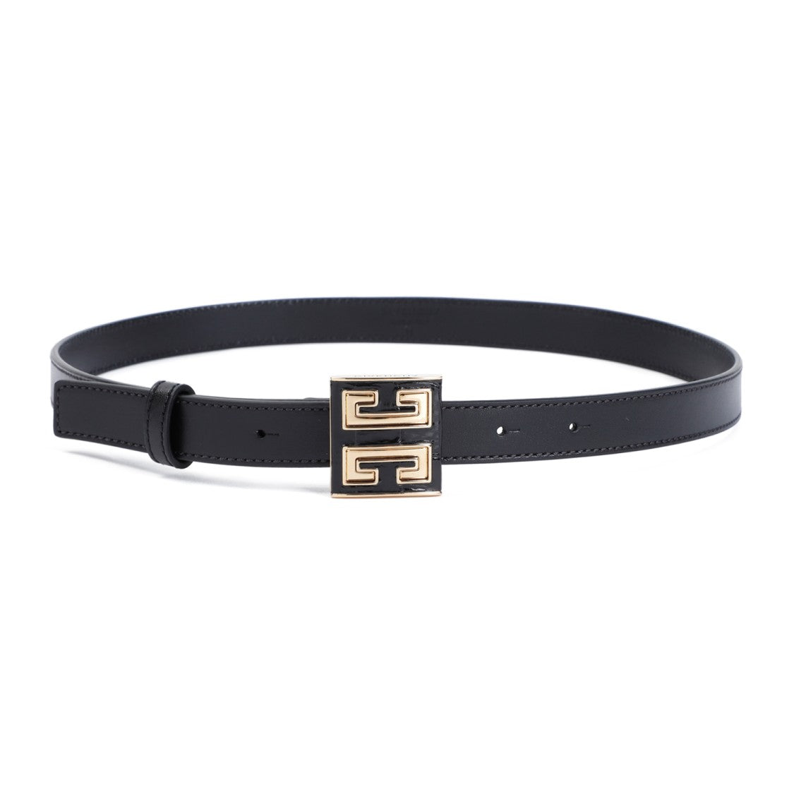 Givenchy 4G - 20Mm Black Calf Leather Belt