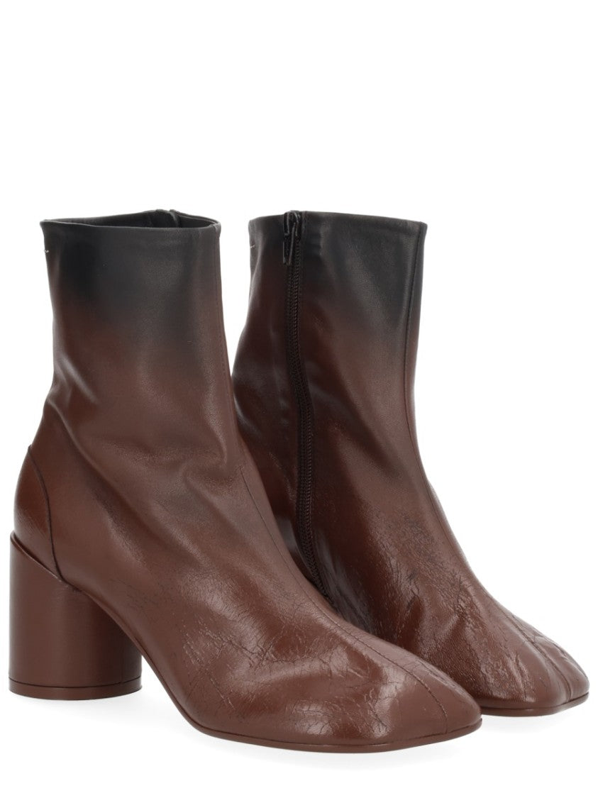 Mm6 By Maison Margiela Anatomic Smooth Sheep Leather Boots