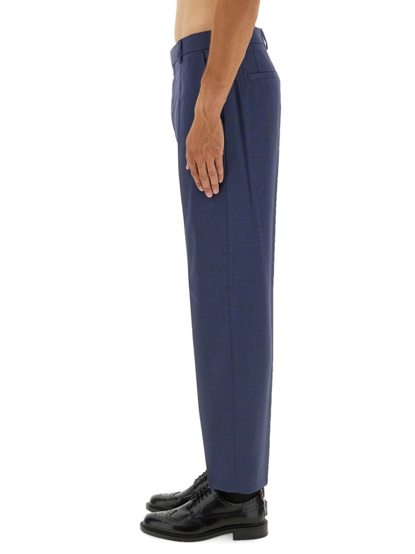 Hugo Tailored Modern Fit Pants With Subtle Sheen