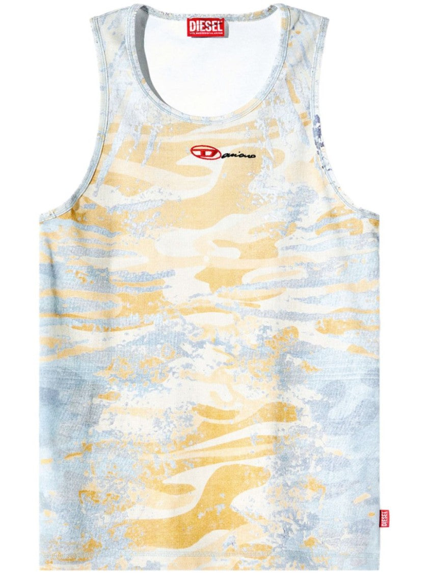 Diesel Sleeveless Round Neck T-Shirt