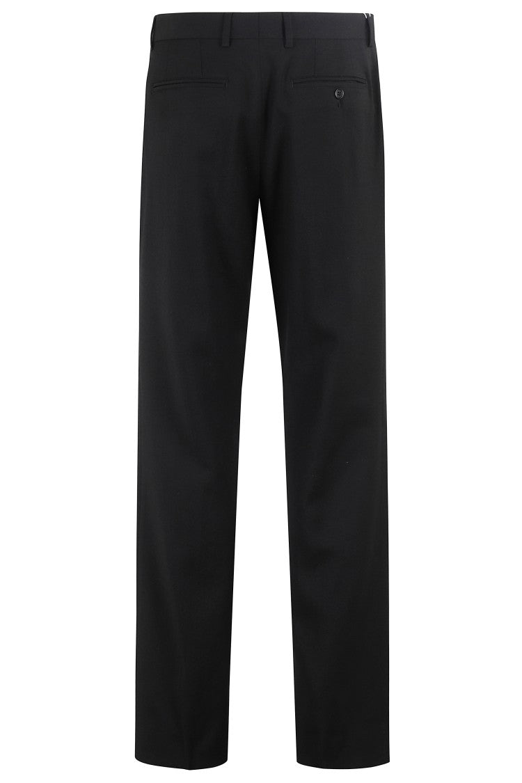 Sunflower Straight Black Trousers With Medium Waist