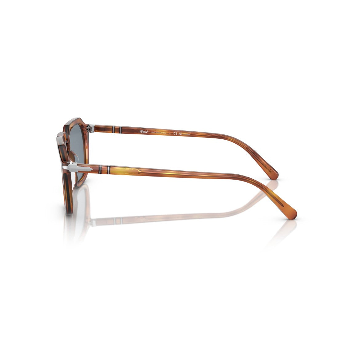 Persol 0Po3292s Geometric Acetate Sunglasses With Tortoiseshell Pattern