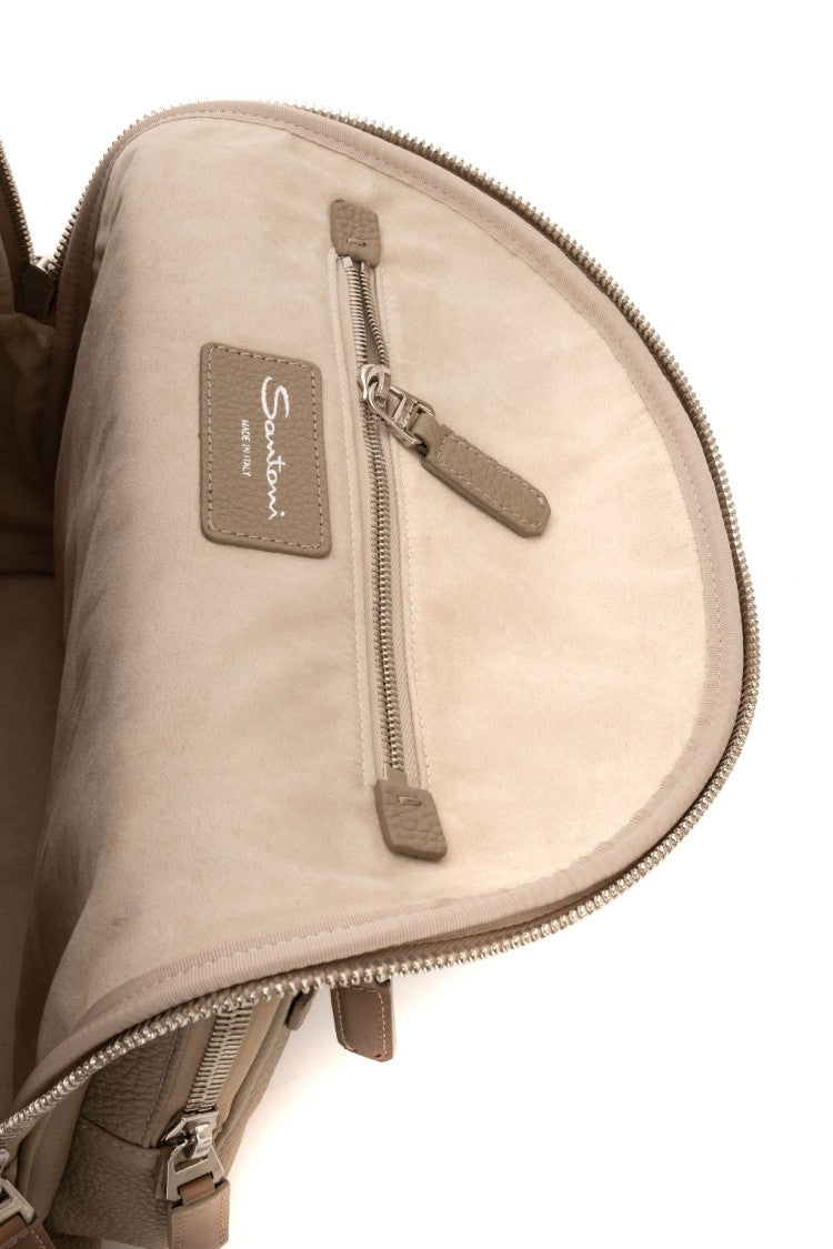 Santoni Bottalato Leather Backpack