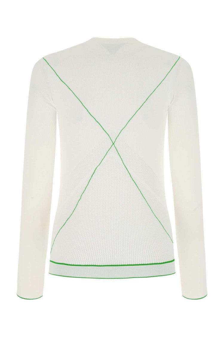 Bottega Veneta White Viscose Blend Sweater