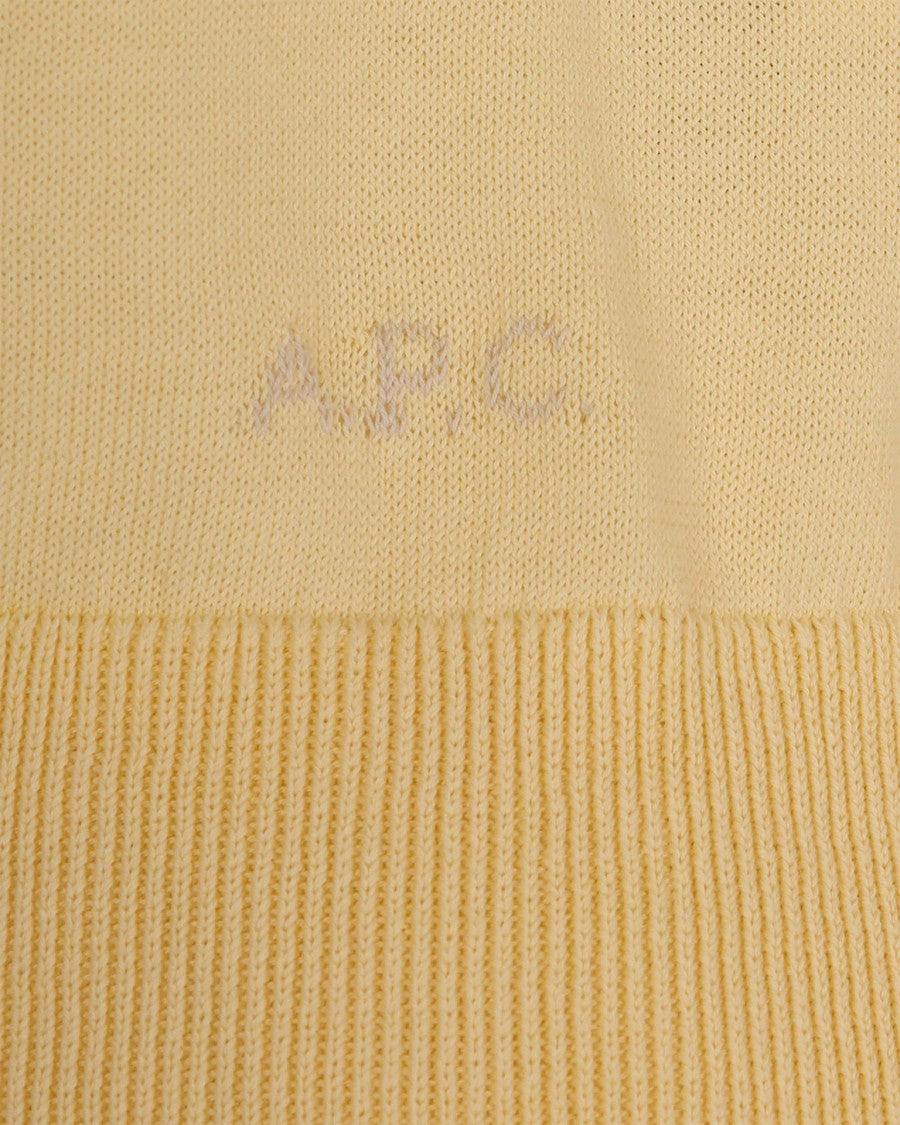 A.P.C. Short-Sleeve Knit Polo Shirt