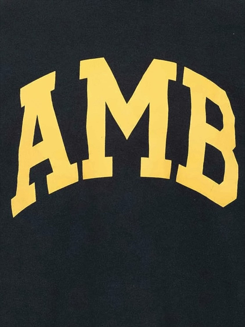 Ambush Black Long-Sleeve Sweatshirt With Bold Lettering
