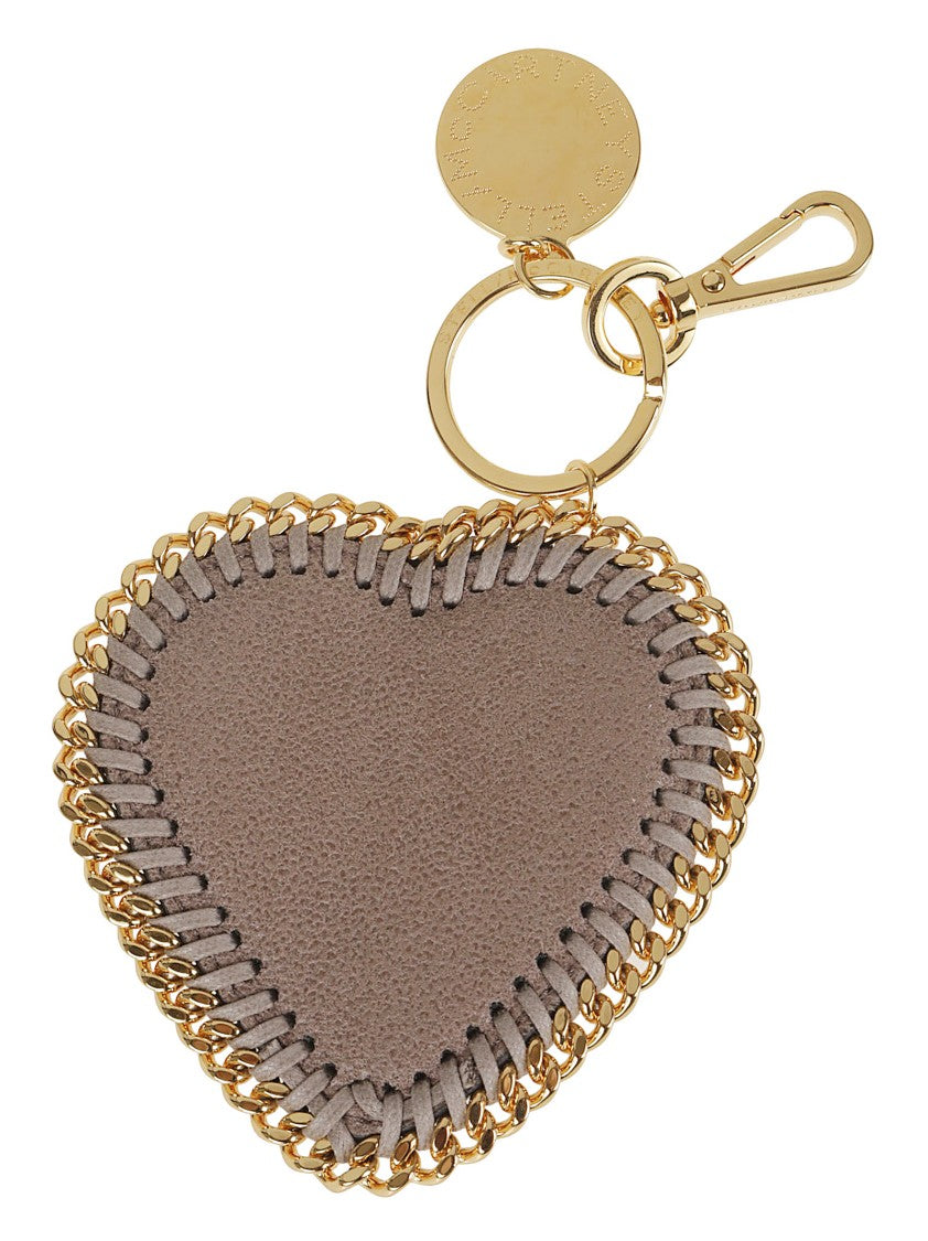 Stella Mccartney Falabella Heart Charm Eco Saggy Deer W/Gold Chain