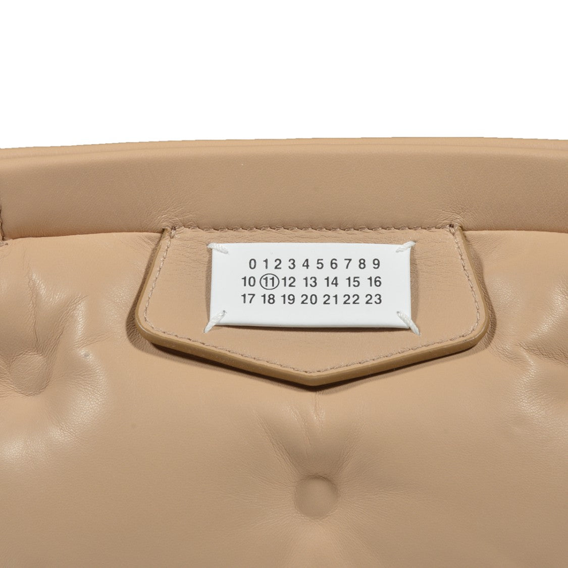 Maison Margiela Glam Slam Red Carpet Padded Mini Nude Bag