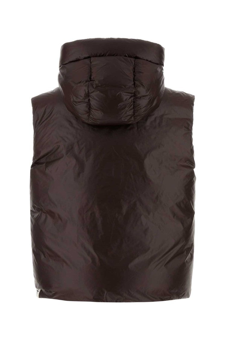 Jil Sander Chocolate Nylon Down Jacket