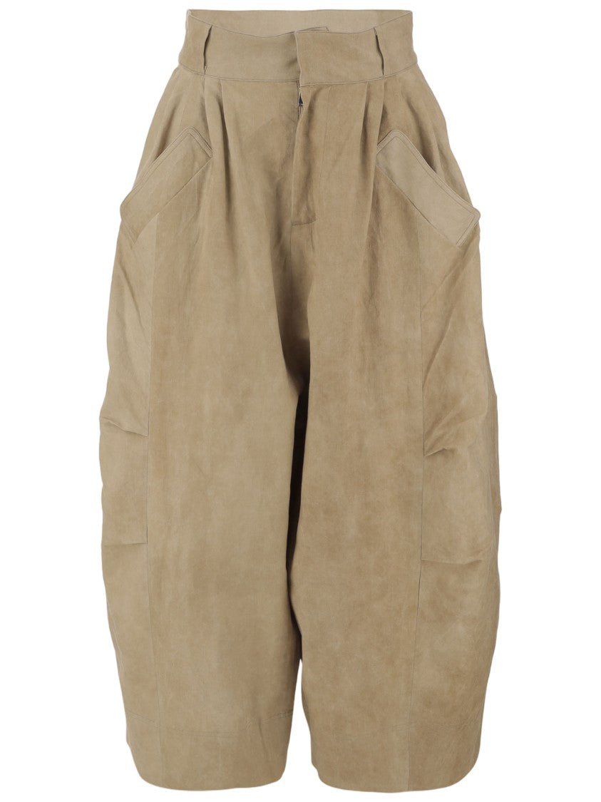Niccolò Pasqualetti Oversized Linen-Blend Pants