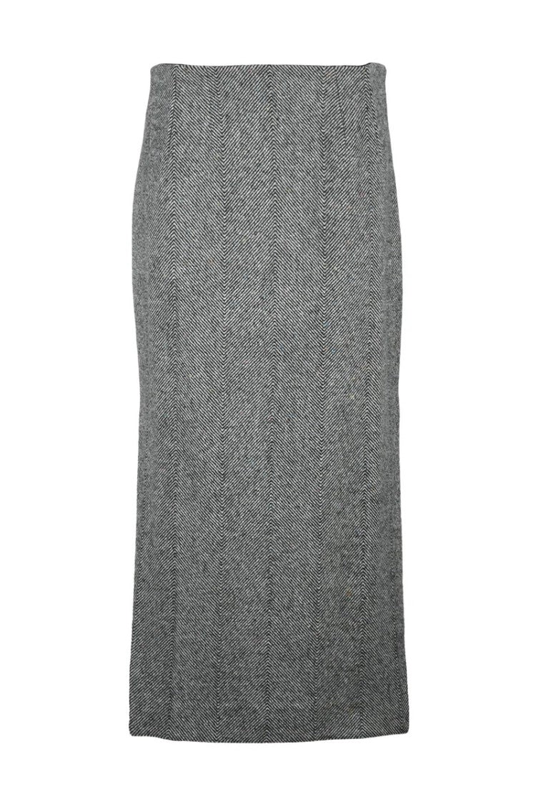 Etro Slit Midi Skirt - Black/White