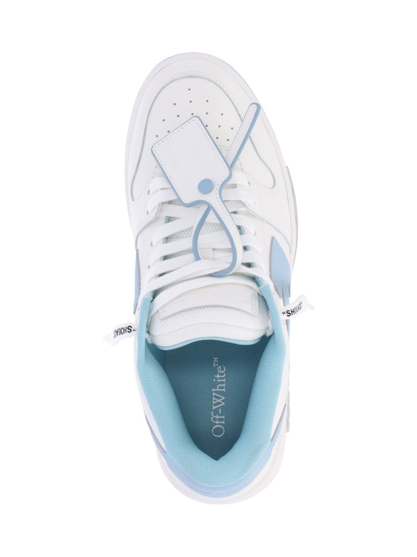 Off-White White Leather Out Of Office Sneakers