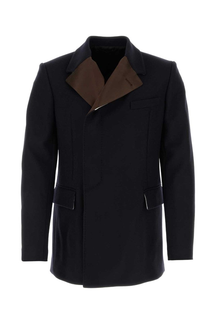 Wales Bonner Midnight Blue Wool Blend Blazer