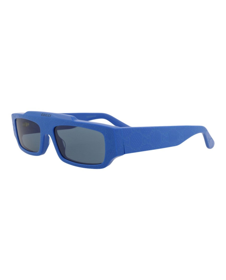 Gucci Square-Frame Recycled Acetate Sunglasses With Embossed Branding