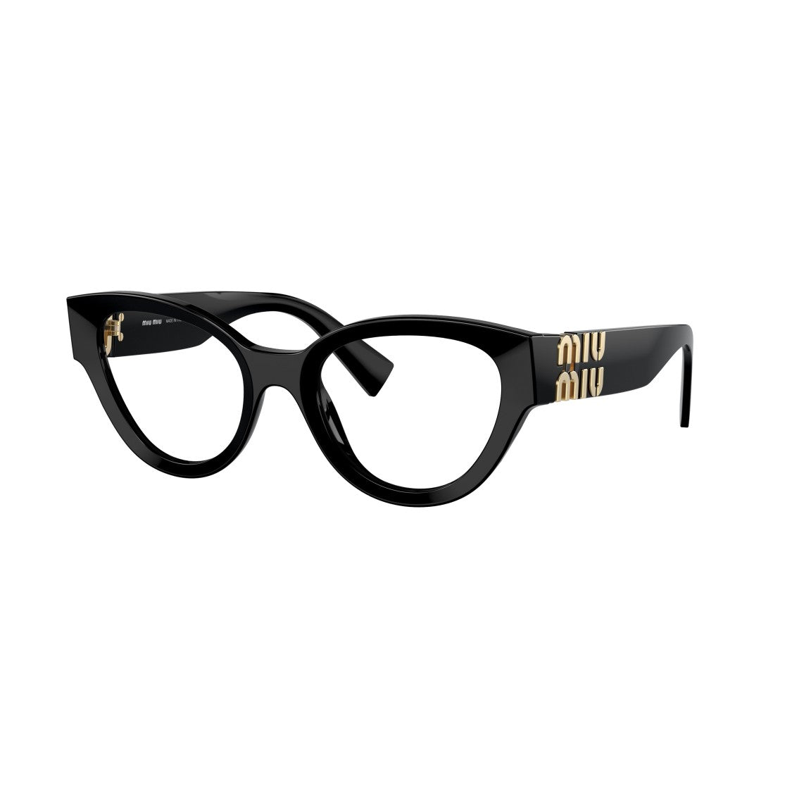 Miu Miu 0Mu 01Vv Cat-Eye Sunglasses With Gold-Tone Logo Detail