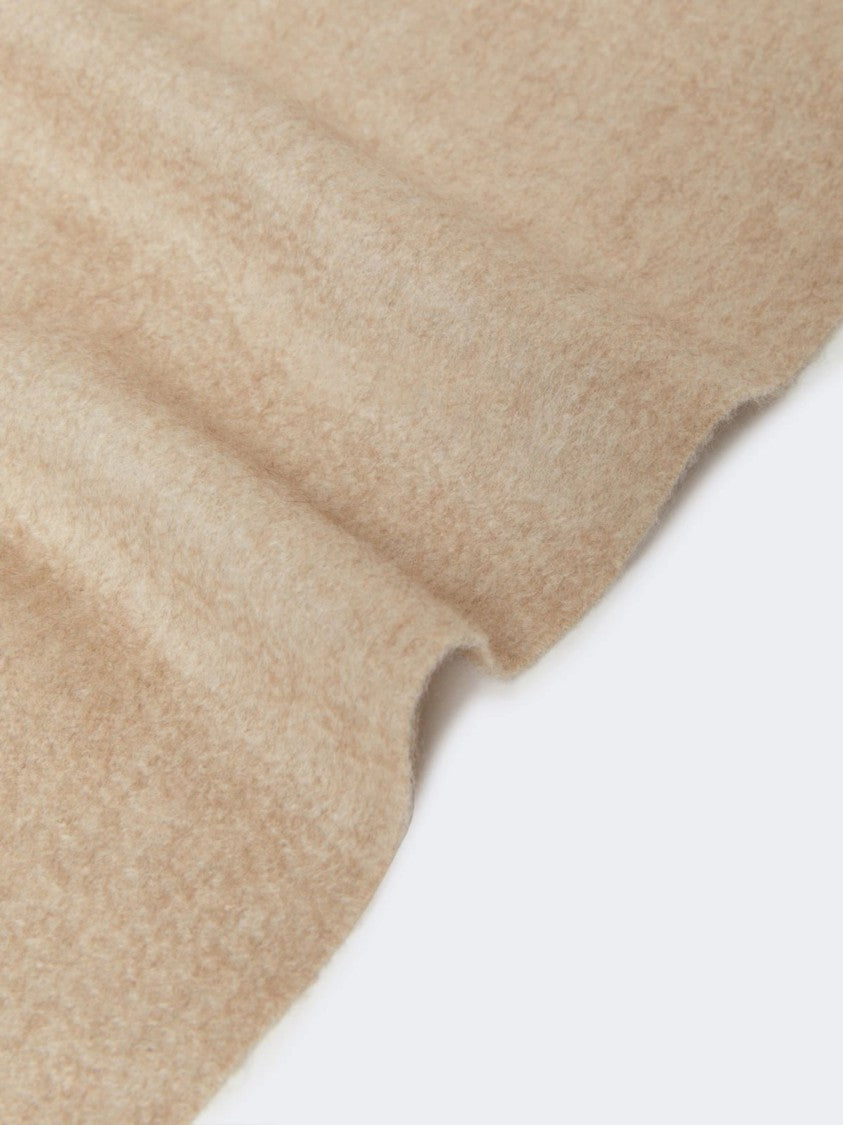 Max Mara Wsdalia Cashmere Fringed Logo Scarf