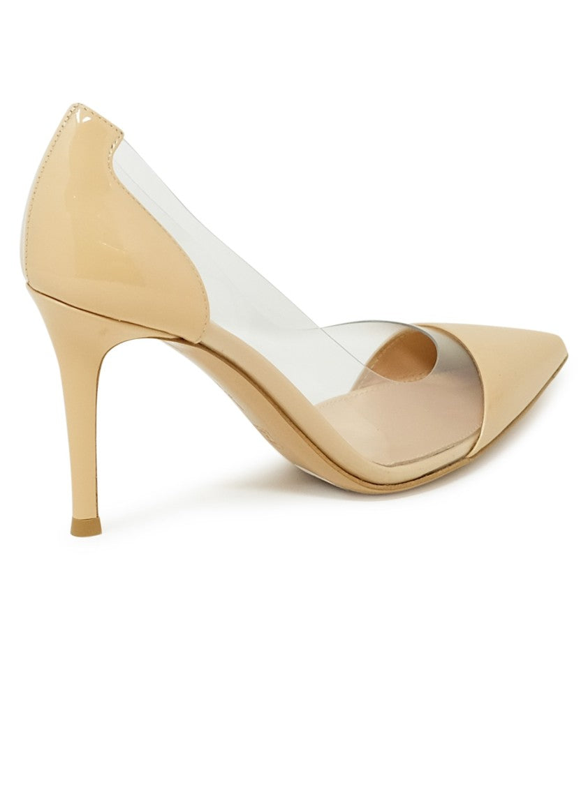 Gianvito Rossi Nude Patent Leather Pumps