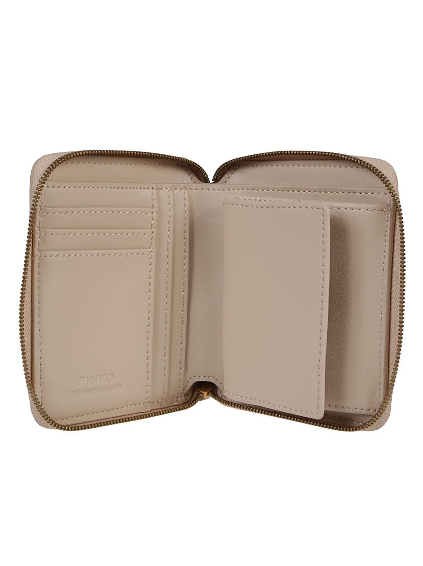 Pinko Taylor Smooth Calf Leather Zip-Around Wallet