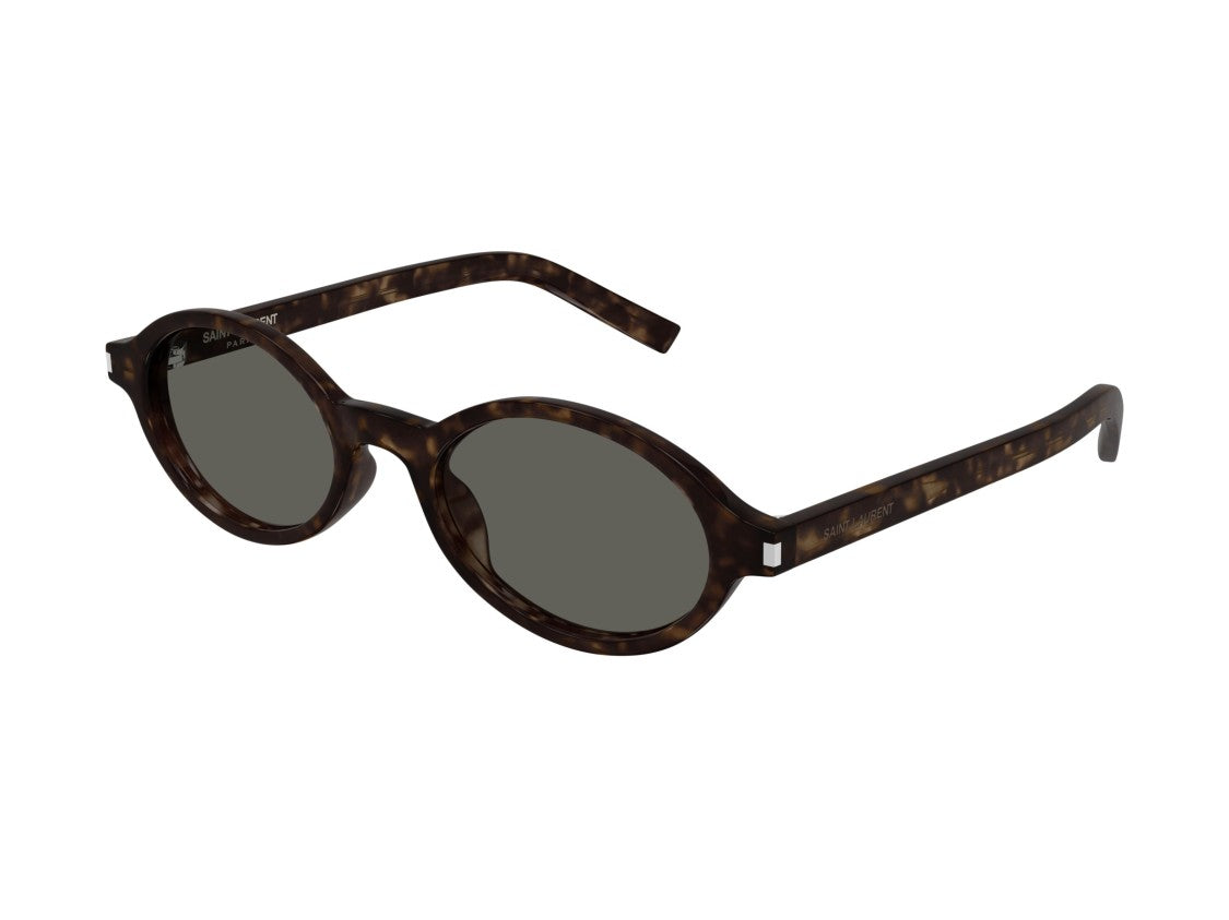 Saint Laurent Tortoiseshell Sl 751 Jeanne Round Lenses Acetate Sunglasses