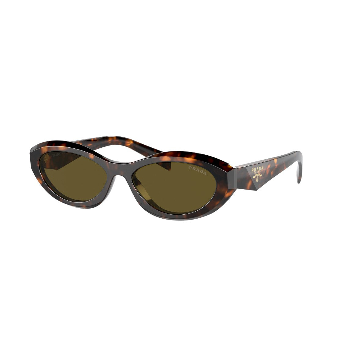 Prada 0Pr 26Zs Oval Tortoiseshell Sunglasses