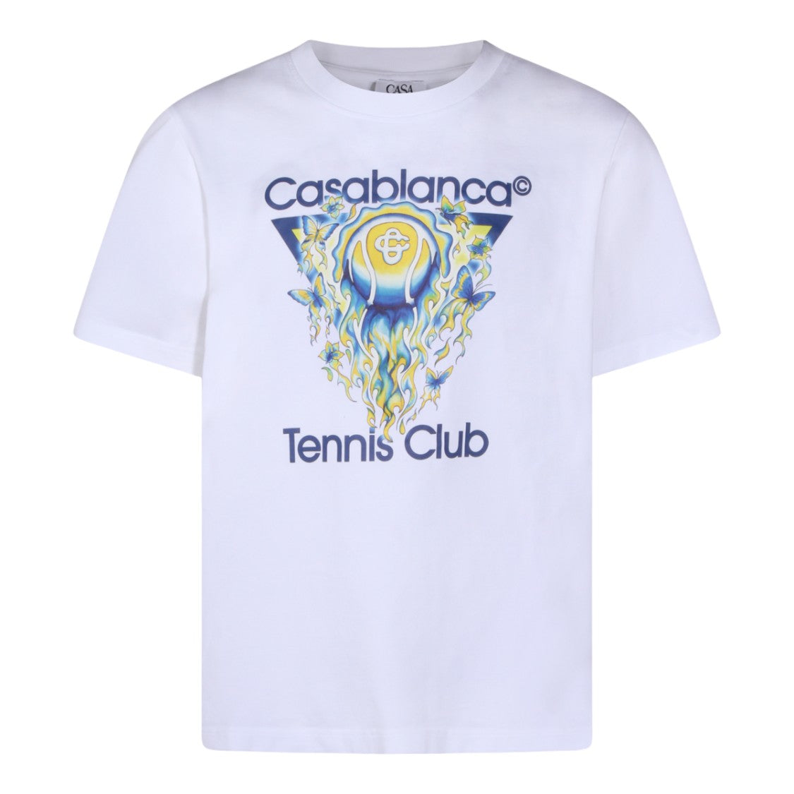 Casablanca Short-Sleeve T-Shirt With Tennis Club Graphic