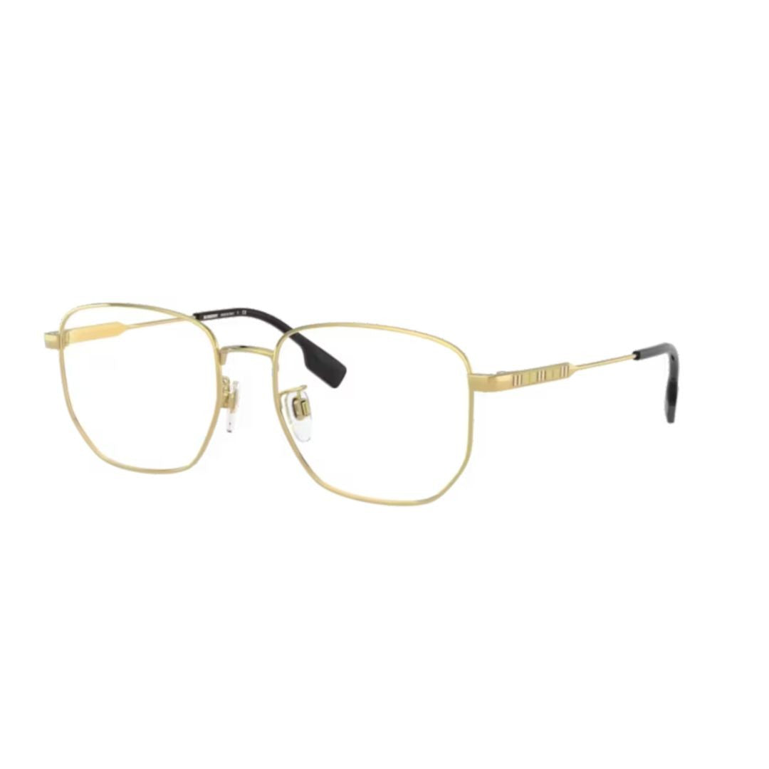 Burberry 0Be1352d Square Gold-Toned Metal Frame Eyeglasses