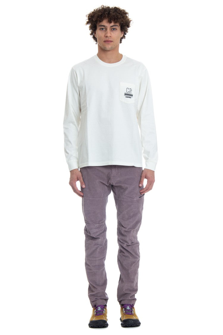 C.P. Company Cotton Long Sleeve T-Shirt With Pocket