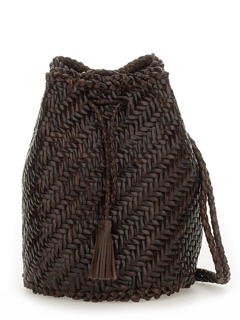 Dragon Diffusion Pompom Double Jump Herringbone Drawstring Bag