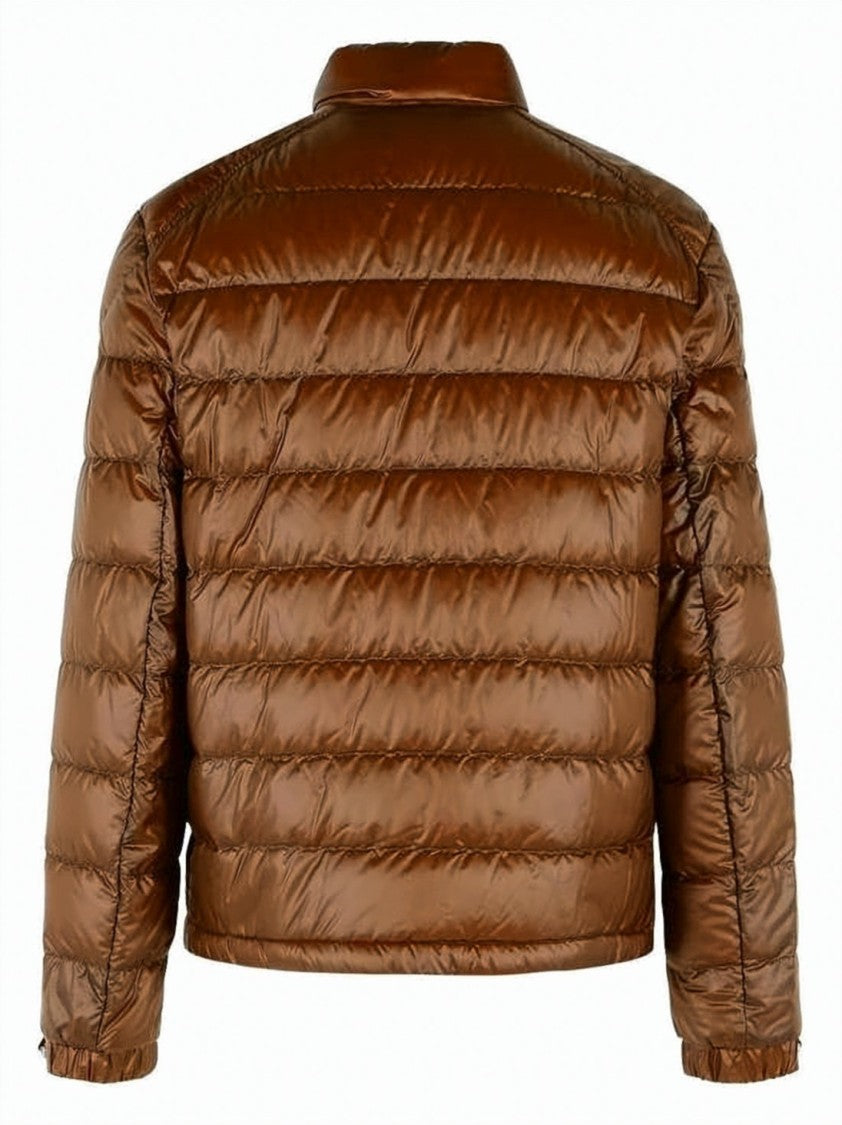 Moncler Glossy Quilted Short Down Jacket