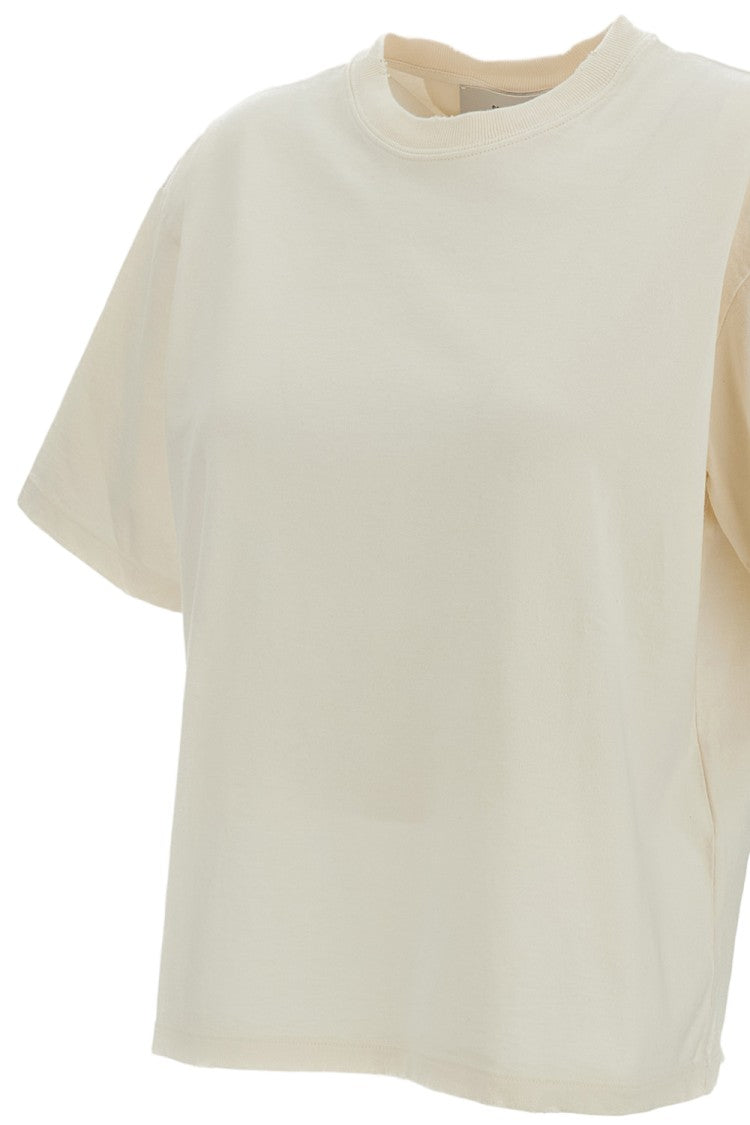 Golden Goose Boxy-Fit Cotton Jersey T-Shirt With Vintage Distressed Finish