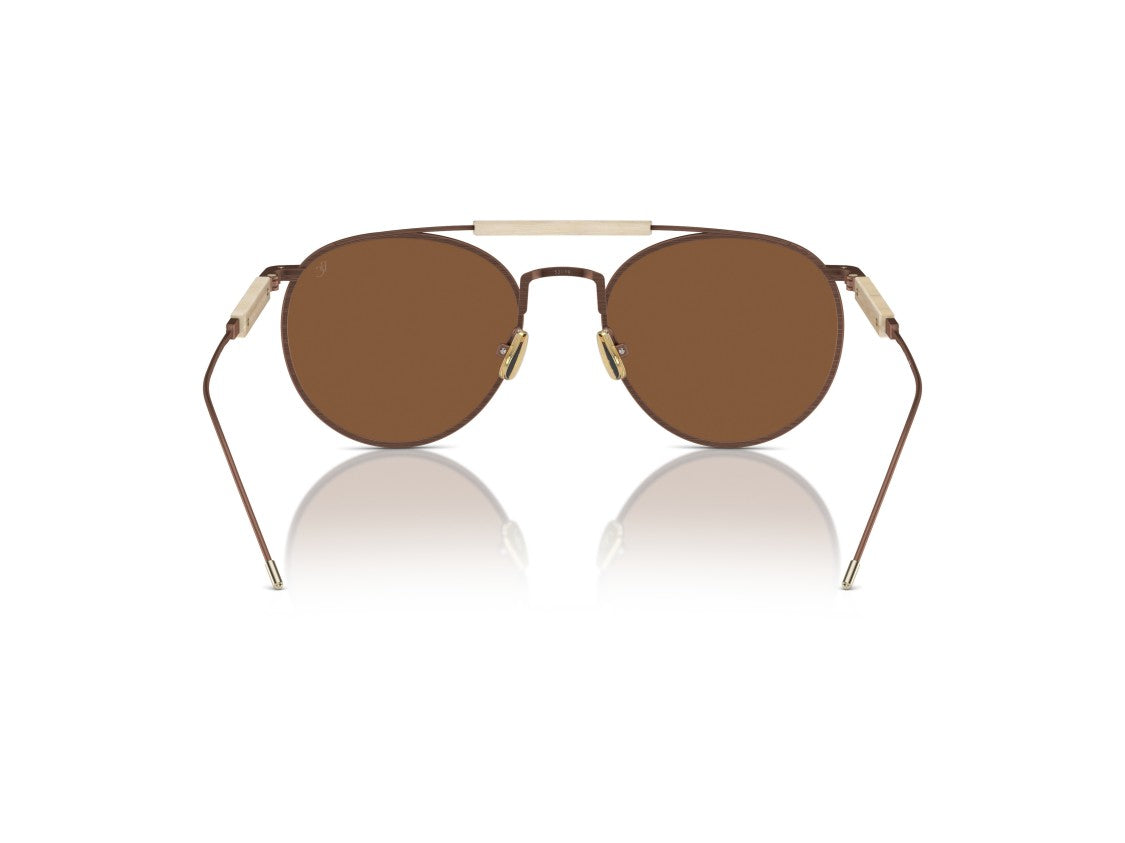 Brunello Cucinelli Brown 0Bc2004st Titanium Aviator Sunglasses
