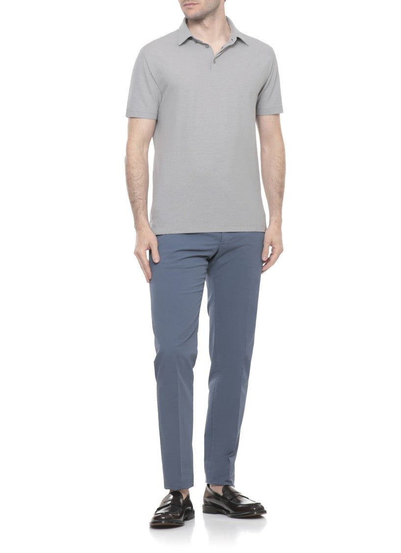 Incotex Blue Royal Batavia Cotton Chino Pants