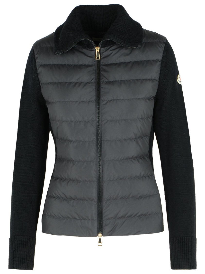 Moncler Black Virgin Wool Blend Jacket